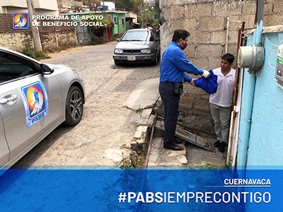 PABS entrega de despensas Cuernavaca